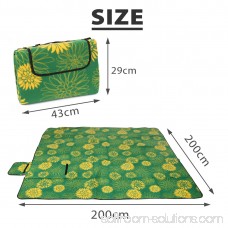 (79x79)Extra-Large Outdoor Water Resistant Picnic Blankets Mat Rug Camp Beach 568874278